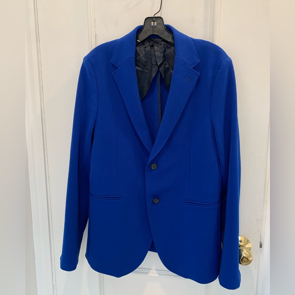 New Raf Simons Royal blue blazer. Size 48IT (38 U.S.)